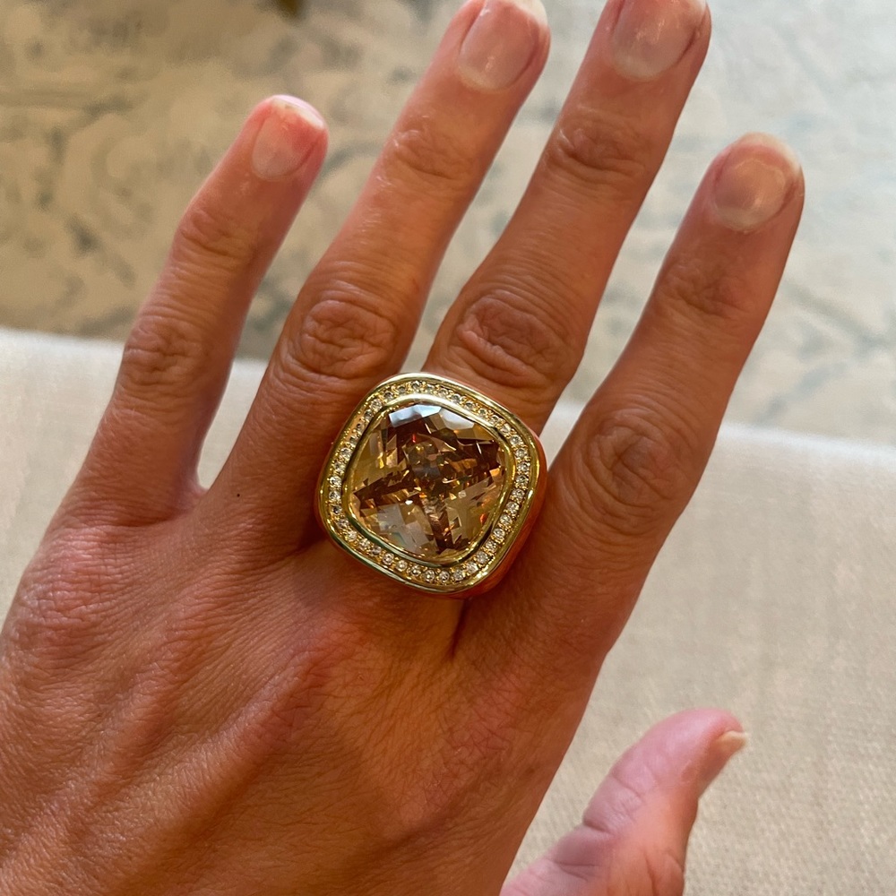 Lauren G Adams cocktail ring
